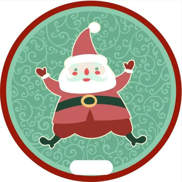 Santa Coaster